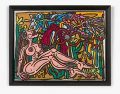 SANS TITRE by Robert Combas, 1986, Acrylique sur toile, sold Jun 2018