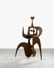 MARATHONIENNE by Philippe Hiquily, 2004, Acier corten à patine rouille, sold Mar 2018