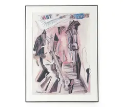 Untitled by Larry Rivers, Lithograph 1988, offered Aug 2026