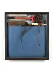 Levys Reise by Karl Fred Dahmen, 1976, Mischtechnik im Objektkasten, sold Jan 2026