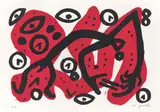 Perry Rhodan 3 by A. R. Penck, 1996, Farbserigrafie auf Papier, sold Jan 2024