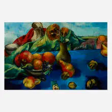 Untitled by Philip Evergood, oil on canvas, offered May 2026
