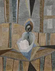 Hypergraphie galante by Aude Jessemin, 1966, Encre, gouache et collage, sold Apr 2019