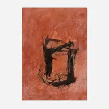 Roman Walls #29 by Cleve Gray, 1980, mixed media on canvas, offered Dec 2025