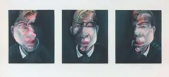 Trois études pour un autoportrait by Francis Bacon, 1981, Lithographie en couleurs, sold May 2018