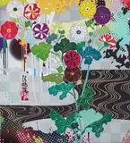 Kansei gold by Takashi Murakami, 2009, Lithographie offset en couleurs, sold May 2018
