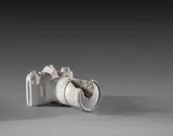 Future Relic 02 (35mm camera) by Daniel Arsham, 2014, Plâtre et verre pilé, sold May 2018