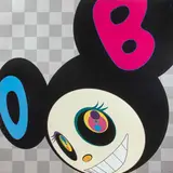 And then black by Takashi Murakami, 2005, Lithographie offset en couleurs, sold May 2018