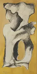 Silex by Fernand Léger, 1932, Encre et aquarelle, sold Mar 2019
