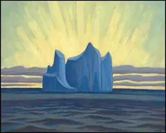 Ice Berg, Smith Sound, II by Lawren Harris, oil on board, sold May 2007