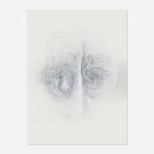 Untitled by Hedda Sterne, 2001, oil pastel and colored pencil on paper, sold Sep 2026