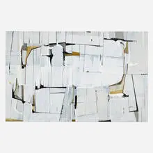 Dominant Diagram by James Kennedy, 2012, mixed media and polymer on incised Masonite in artist's frame, sold Sep 2026