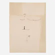 Orphée à l'aigle by Jean Cocteau, 1950, ink on paper, sold Sep 2026