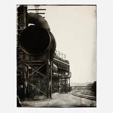 Bethlehem Steel #2 by Tom Baril, gelatin silver print mounted to acrylic, offered Nov 2025