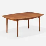 Dining table, model 560 by Finn Juhl, c. 1951, teak, sold Sep 2026
