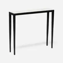 Parchemin console table by Christian Liaigre, lacquered parchment, hammered metal, sold Sep 2026