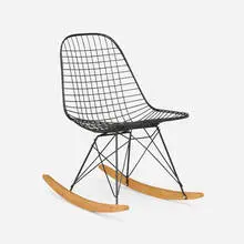 RKR by Charles Eames, enameled steel, birch, sold Sep 2026