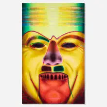 Gemelli by Ed Paschke, 1986, oil on linen, offered Jun 2025