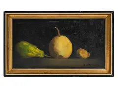 Still Life by Veroinica Lupsewicz, Oil on board, sold Oct 2026