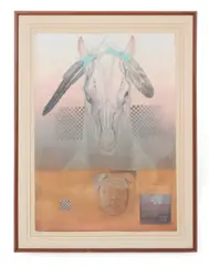 Untitled by Mark Van Epps, Surrealist mixed media, offered Oct 2026
