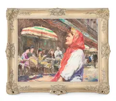 Untitled by Pál Fried, "maxine" oil on canvas, sold Oct 2026