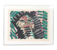 Untitled by Karel Appel, Street kitten lithograph, sold Oct 2026