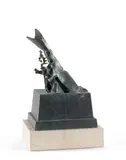Saint Narcissus of the flies by Salvador Dalí, 1974, Bronze et marbre, sold May 2018