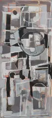 Sans titre, ca. 1950 by Pierre Dmitrienko, Gouache sur papier, sold Apr 2019