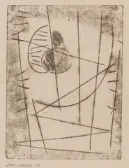 Sans titre by Jean Leppien, 1952, Monotype, sold Apr 2019