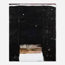 Skip by Lee Kit, acrylic on cardboard, sold Sep 2026