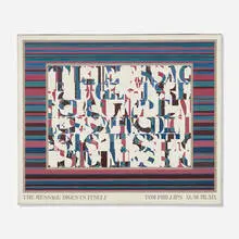 The Message Digests Itself by Tom Phillips, 1969, oil on canvas, sold Sep 2026