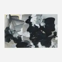 Untitled by Jean Miotte, 1956, gouache on paper, sold Sep 2026