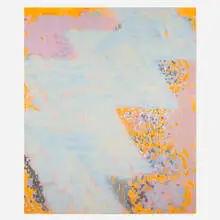 WVVW by Keltie Ferris, 2012, oil, acrylic and pastel on canvas, sold Sep 2026