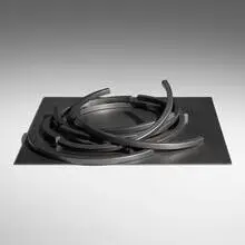 Effondrement: 10 Arcs by Bernar Venet, 2017, painted steel, sold Sep 2026