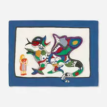 La Force by Niki de Saint Phalle, 1985, painted polyester resin and acrylic, sold Sep 2026
