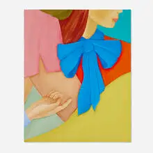 Collage 1 by Elana Bowsher, 2020, oil on canvas, offered Jun 2025