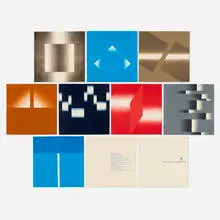 Eight Monochromes by Herbert Bayer, 1965, lithograph in colors on Arches, offered Jun 2025