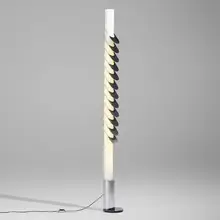 Zodiac floor lamp, model 14102 by Angelo Lelii, 1970, acrylic, chrome-plated steel, sold Sep 2026