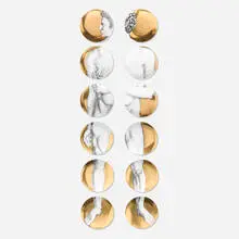 Adamo plates, set of twelve by Piero Fornasetti, transfer-printed and gilt porcelain, sold Sep 2026