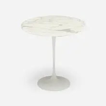 Tulip occasional table, model 161M by Eero Saarinen, 1957 / 2011, Carrara marble, enameled aluminum, sold Sep 2026