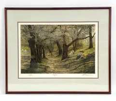 Untitled by Harold Altman, Color lithograph, sold Oct 2026