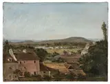 Vue présumée de la vallée de la Seine by Théodore Rousseau, Huile sur toile (Toile d'origine), sold Nov 2018