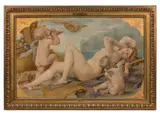 Cybèle et Amphitrite by Paul-Jacques-Aimé Baudry, Cybele and Amphitrite, oil on canvas, a pair, by P. Baudry, sold Nov 2018