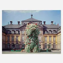 Puppy by Jeff Koons, 1992, oil inks on canvas, sold Sep 2026