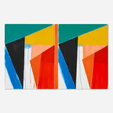 Untitled by Bernard Piffaretti, 2013, acrylic on canvas, sold Sep 2026