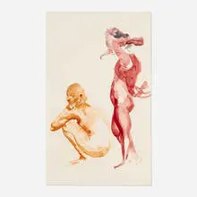 Untitled by Eric Fischl, 1994, watercolor on paper, sold Sep 2026