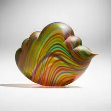 Cloud by Nancy Callan, 2016, hand-blown and etched glass, sold Sep 2026