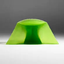 Crater by Stanislav Libenský and Jaroslava Brychtová, 1994, cast and polished glass, sold Sep 2026