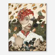 Anna Double Portrait by Janusz Walentynowicz, 1994, kiln cast and oil painted glass in artist-made frame, offered May 2025