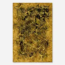 Scrafitto IV by Edward Renouf, 1974, oil on panel, offered Jul 2024